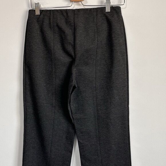 J Jill Ponte Slim Leg Charcoal Gray Pull On Pants XS Stretch Work Thick NEW - Picture 4 of 9